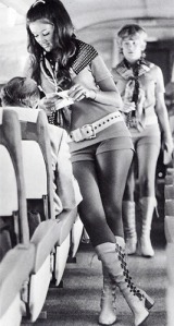 These circa 1970 uniforms for Southwest must have been so much fun to wear